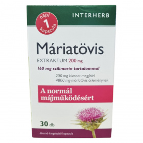 Interherb Napi 1 Máriatövis Extraktum kapszula 30db