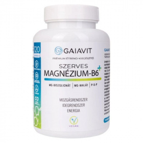 Gaiavit szerves magnézium+B6 vitamin kapszula 120db