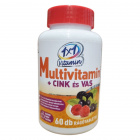 1x1 VitaDay Multivitamin + cink + vas rágótabletta 60db 1x1 VitaDay Multivitamin + cink + vas rágótabletta 60db