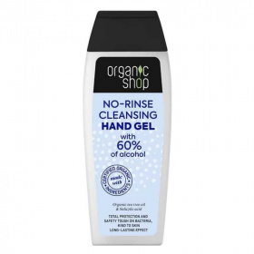 Organic Shop öblítésmentes kéztisztító gél bio teafaolajjal és szalicilsavval 100ml