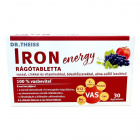 Dr.Theiss iron energy rágótabletta vassal, cinkkel és vitaminokkal alma-szőlő ízben 30db Dr.Theiss iron energy rágótabletta vassal, cinkkel és vitaminokkal alma-szőlő ízben 30db