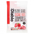 Diablo cukormentes tejszínes epres cukorka édesítőszerrel 75g Diablo cukormentes tejszínes epres cukorka édesítőszerrel 75g