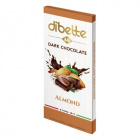 Diabette töltött étcsokoládé - mandula 80g Diabette töltött étcsokoládé - mandula 80g