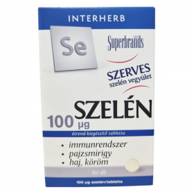 Interherb szerves szelén 100mcg tabletta 60db