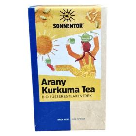 Sonnentor Arany Kurkuma Bio filteres teakeverék 18db