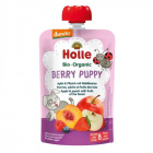 Holle bio gyümölcspüré, berry puppy - alma, őszibarack, erdei gyümölcs 100g Holle bio gyümölcspüré, berry puppy - alma, őszibarack, erdei gyümölcs 100g