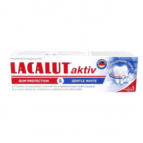 Lacalut fogkrém aktiv - gum protection, gentle white 75ml