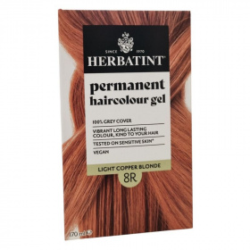 Herbatint 8R réz világos szőke hajfesték 170ml