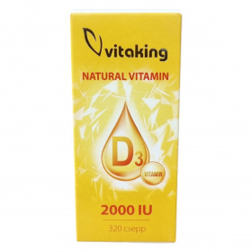 Vitaking D3-vitamin 2000IU csepp 10ml