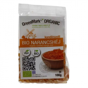 GreenMark bio kandírozott narancshéj 100g