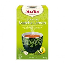Yogi bio zöld tea - matcha-citrom (17x1,8g) 17db