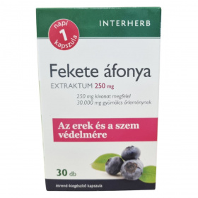 Interherb Napi 1 Fekete áfonya Extraktum kapszula 30db